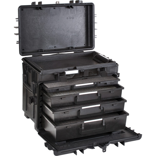 Mobile Tool Chest With Drawers, 6 Drawers, 22-4/5" W x 15" D x 18" H, Black EastCoast Offshore Supplies