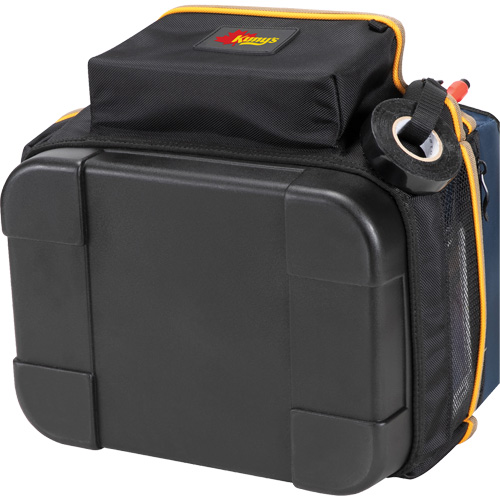 Porte-outils &eacute;lectrique/CHVAC &agrave; base moul&eacute;e, Polyester balistique, 20 pochettes, Noir/Bleu EastCoast Offshore Supplies