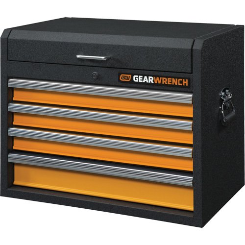 Coffre &agrave; outils de s&eacute;rie GSX, 26" la, 4 tiroirs, Noir/Orange EastCoast Offshore Supplies