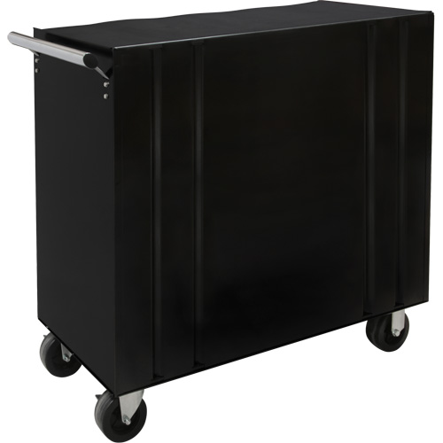 Chariot &agrave; outils industriel, 8 tiroirs, 44-3/10" la x 21-1/10" p x 36-7/10" h, Noir EastCoast Offshore Supplies