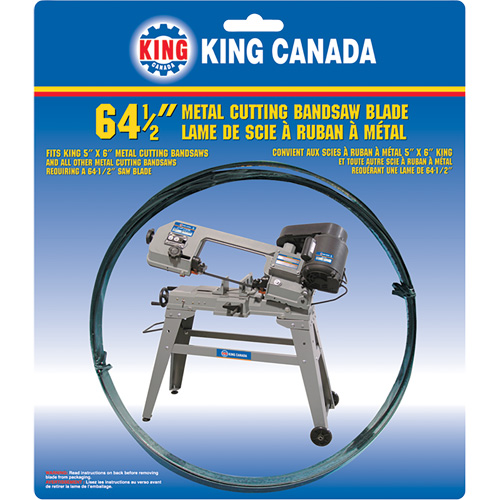 General Purpose Band Saw Blade, Bi-Metal, 64-1/2" L x 1/2" W x 0.025" Thick, 18 TPI EastCoast Offshore Supplies