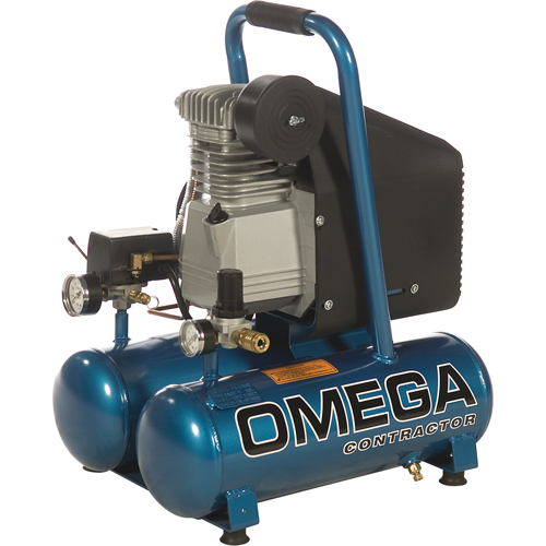 Portable Contractor Series Compressors - Oil Lube, Direct Drive, Electric, 3.3 Gal. (4 US Gal), 125 PSI, 115/1 V EastCoast Offshore Supplies