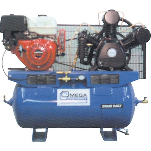 Compresseurs d'air s&eacute;rie industrielle - Compresseurs &agrave; moteur, 25 gal. (30 gal. US) EastCoast Offshore Supplies