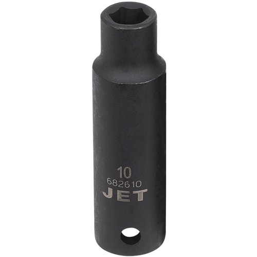 Douille, Chocs, 10 mm, Prise 1/2", 6 pans, Profond EastCoast Offshore Supplies
