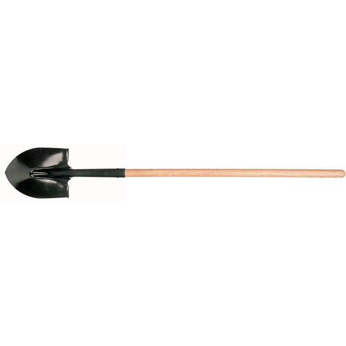 Pelle ronde, Lame Acier durci, Bois dur, Manche Droit EastCoast Offshore Supplies