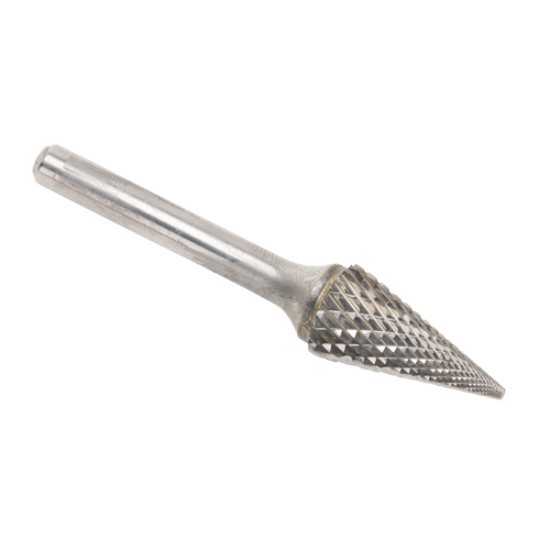 Fraises au carbure solide - Forme conique pointue CLEVELAND, SM-5, 1/2" dia., 1/4" Tige, 22,2 mm Prof. de la coupe EastCoast Offshore Supplies