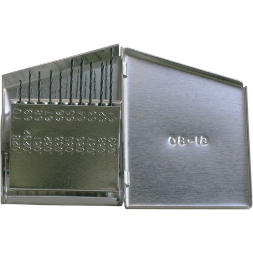 Jeux de forets, 20 morceaux, Acier rapide EastCoast Offshore Supplies