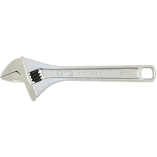 AWP-8 Cl&eacute; &agrave; molette professionnelle ultra-robuste, 8" lo, la max. 1-1/8", Chrome EastCoast Offshore Supplies