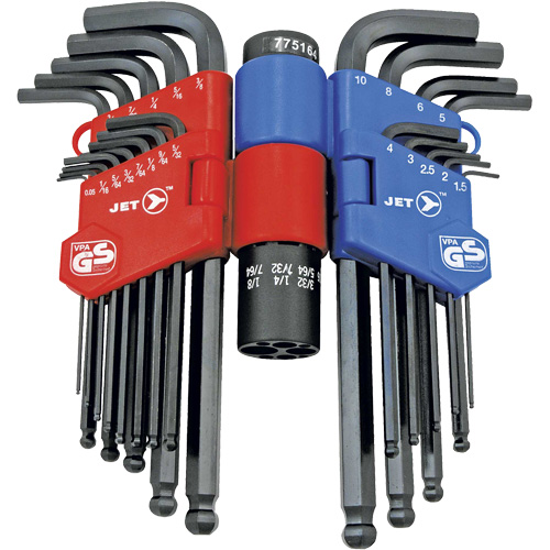 JBHK-22SM Ball Nose Hex Key Set, 22 Pcs., Metric & Imperial EastCoast Offshore Supplies