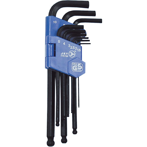 JBHK-9M Ball Nose Hex Key Set, 9 Pcs., Metric EastCoast Offshore Supplies