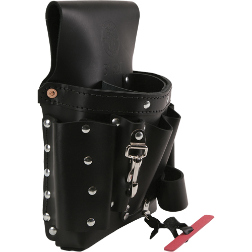 Extra-Capacity Tool Pouches, Multiple Tool Holder, Leather, 8 Pockets EastCoast Offshore Supplies