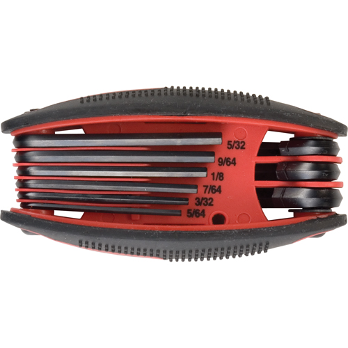 Folding Hex Key Set, 9 Pcs., Imperial EastCoast Offshore Supplies