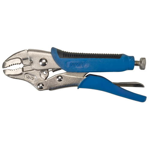 Locking Pliers with Wire Cutter, 5" Length, Curved Jaw EastCoast Offshore Supplies