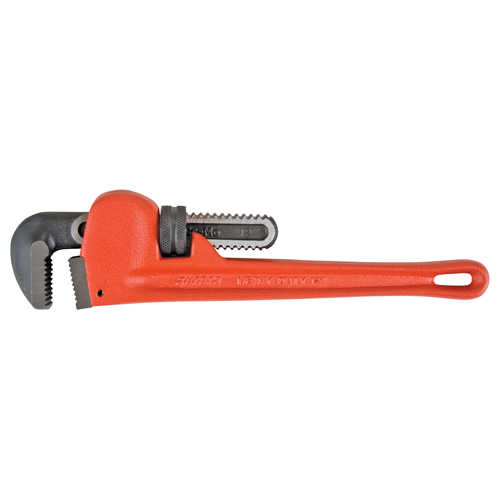 Cl&eacute;s &agrave; tuyaux, Cap des m&acirc;choires 2", Longueur 12", Fini Rev&ecirc;tement en poudre EastCoast Offshore Supplies
