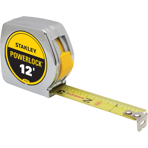 PowerLock&reg; Tape Measure, 3/4" x 12', Imperial Graduations EastCoast Offshore Supplies