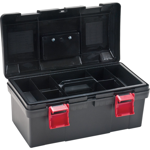 Heavy-Duty Tool Box, 17-1/2" W x 9-1/2" D x 8" H, Black EastCoast Offshore Supplies