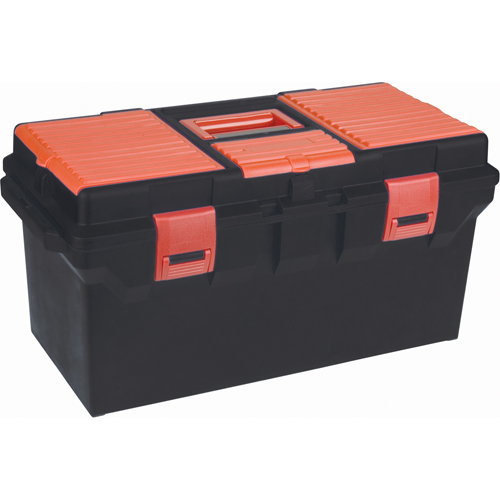 Plastic Tool Box, 22" W x 11" D x 10-1/2" H, Black EastCoast Offshore Supplies