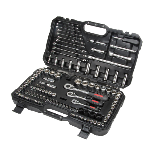 1/4", 3/8" & 1/2" Drive SAE/Metric Socket & Wrench Set, 120 Pcs, Deep EastCoast Offshore Supplies