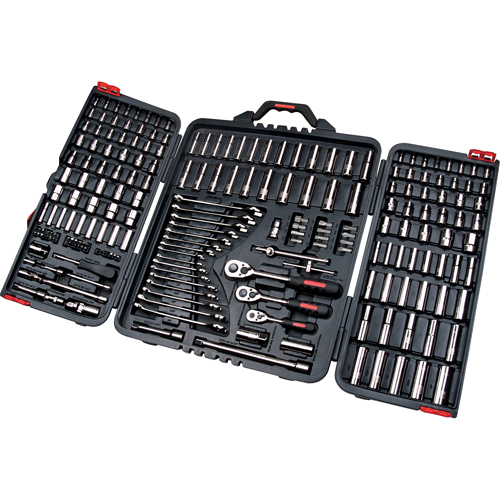 1/4", 3/8" & 1/2" Drive SAE/Metric Socket & Wrench Set, 210 Pcs, Deep EastCoast Offshore Supplies