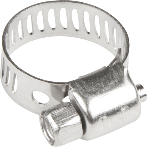 Colliers de serrage pour tuyaux - Collier de serrage & vis en acier inoxydable, Dia. min 1/5", Dia. max 5/8" EastCoast Offshore Supplies
