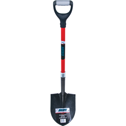 Pelle ronde robuste, Lame Acier au carbone, Fibre de verre, Manche Prise en D EastCoast Offshore Supplies