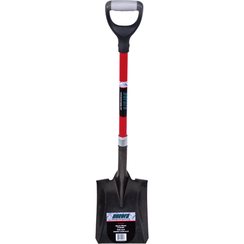 Heavy-Duty Square Shovel, Fibreglass, Carbon Steel Blade, D-Grip Handle, 29-1/2" Long EastCoast Offshore Supplies
