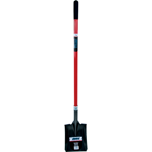 Heavy-Duty Square Shovel, Fibreglass, Carbon Steel Blade, Straight Handle, 47-1/2" Long EastCoast Offshore Supplies