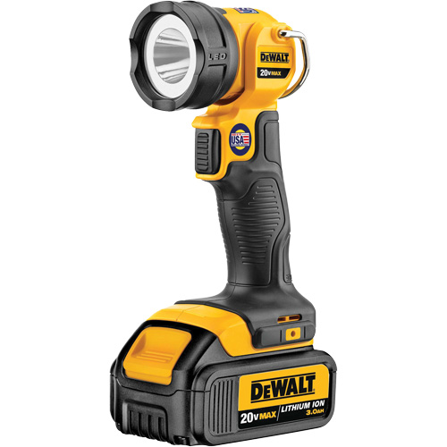 Max Work Light, LED, 110 Lumens, 11 Hrs. Run Time, Rechargeable Battery, Plastic EastCoast Offshore Supplies