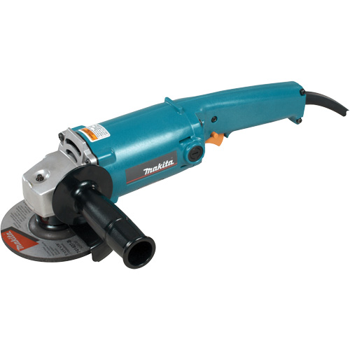 Meuleuse angulaire avec g&acirc;chette de s&eacute;curit&eacute; CA/CC &agrave; deux niveaux, 5", 120 V, 10 A, 12 000 Tr/min EastCoast Offshore Supplies