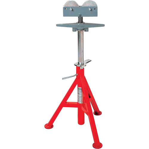 Support de tuyau pour rouleau &eacute;lev&eacute; no RJ-99, 82-140 cm R&eacute;glage de la hauteur, 12" Capacit&eacute; max. de tuyau, 1000 lb Capacit&eacute; de charge max. EastCoast Offshore Supplies