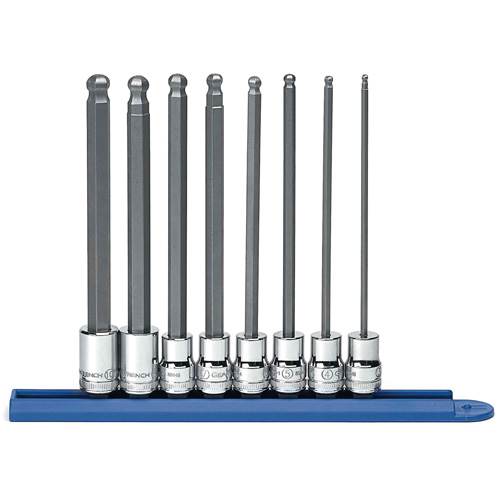 Long Ball End Metric Socket Set, Hex, 3/8" Drive, 8 Pcs EastCoast Offshore Supplies