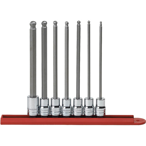 SAE Long Ball End Bit Socket Set, Hex, 3/8" Drive, 7 Pcs EastCoast Offshore Supplies