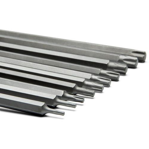 Long Bit Socket Set, Torx&reg;, 1/4"/3/8" Drive, 10 Pcs EastCoast Offshore Supplies