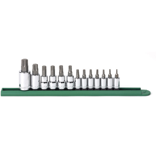 Bit Socket Set, Torx&reg;, 1/2"/1/4"/3/8" Drive, 13 Pcs EastCoast Offshore Supplies