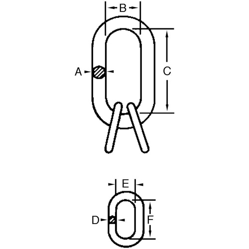 Maillon maître Cam-Alloy EastCoast Offshore Supplies