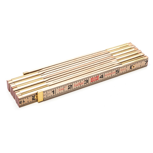 R&egrave;gle pliante, 6' lo, Bois, Graduations de 1/16" EastCoast Offshore Supplies