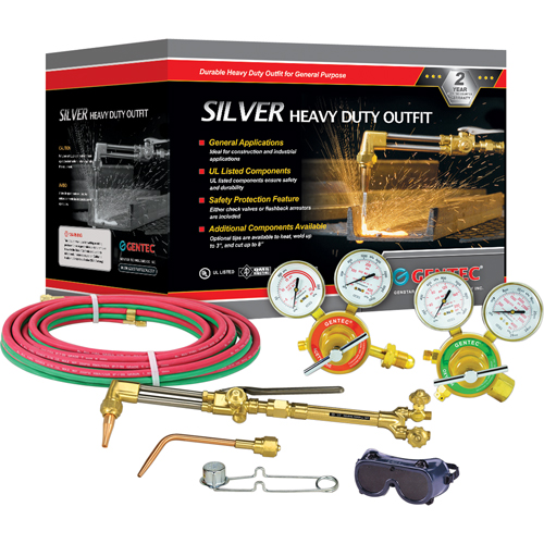 Trousse de soudage & de coupage Silver Series - usage intensif, Coupe jusqu'&agrave; 3/4", Soude jusqu'&agrave; 1/2" EastCoast Offshore Supplies