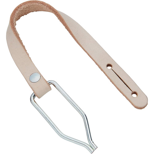 Handline with Thong Clip, Leather, Beige EastCoast Offshore Supplies