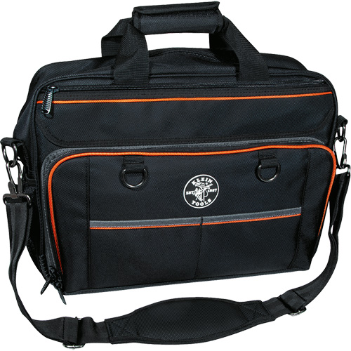 Tradesman Pro Tech Bag with Laptop Pocket, Polyester, 22 Pockets, Black/Orange EastCoast Offshore Supplies