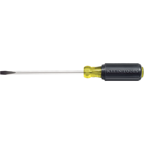 Slot Cabinet Tip Screwdriver, 1/4" Tip, Round, 10-11/32" L, Cushion Grip Handle EastCoast Offshore Supplies