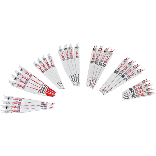 Jeu de lames de d&eacute;molition et &agrave; trait de scie &eacute;troit Sawzall EastCoast Offshore Supplies