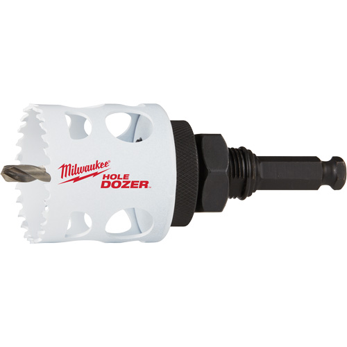 Scie-cloche Hole Dozer avec arbre, 2", Profondeur de la coupe 1-5/8", Bim&eacute;tal EastCoast Offshore Supplies