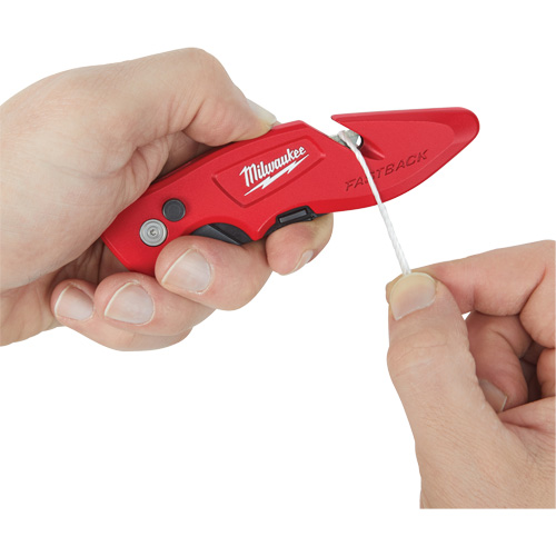 Fastback Flip Utility Knife, 2" Blade, Carbon Steel Blade, Metal Handle EastCoast Offshore Supplies