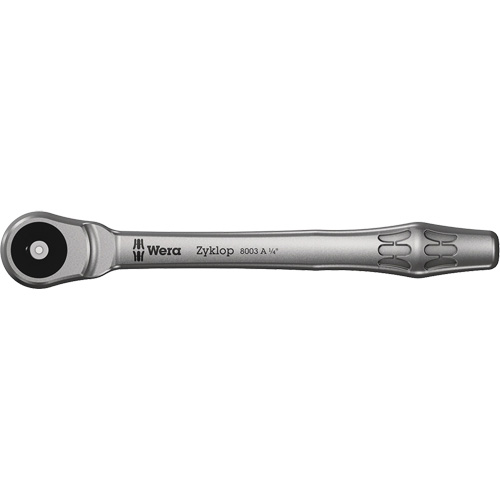 Zyklop Metal Ratchet 1/4 Push Through , 1/4" Drive, Plain Handle EastCoast Offshore Supplies