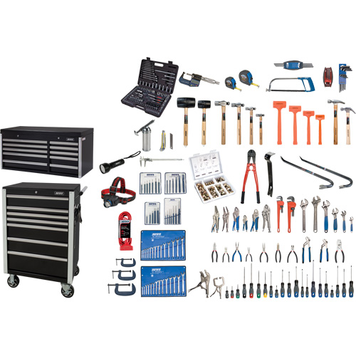 Ensemble d'outils ultime avec coffre en acier et chariot, 358 morcea EastCoast Offshore Supplies