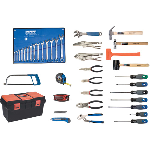 Jeu d'outils de luxe avec coffret en plastique, 56 morcea EastCoast Offshore Supplies