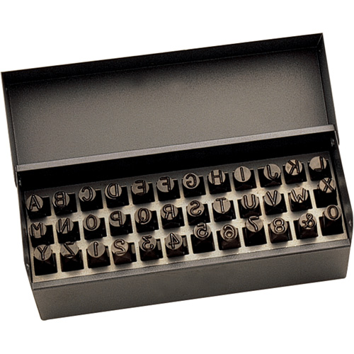 Letter & Number Hand Stamp Set, 36 Pieces EastCoast Offshore Supplies