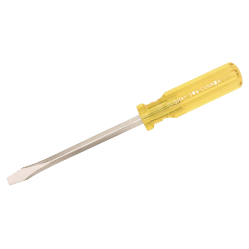 Tournevis fendu, 1/4", 6-3/4" lo, Prise Plastique EastCoast Offshore Supplies