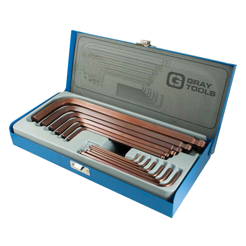Long Arm Ball Hex Key Set, 13 Pcs., Metric EastCoast Offshore Supplies