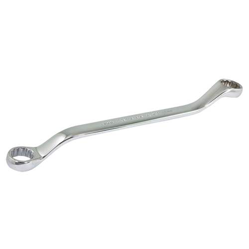 Box End Wrench, 12 Point, 17 mm x 19 mm, 15° Offset, Chrome Finish EastCoast Offshore Supplies